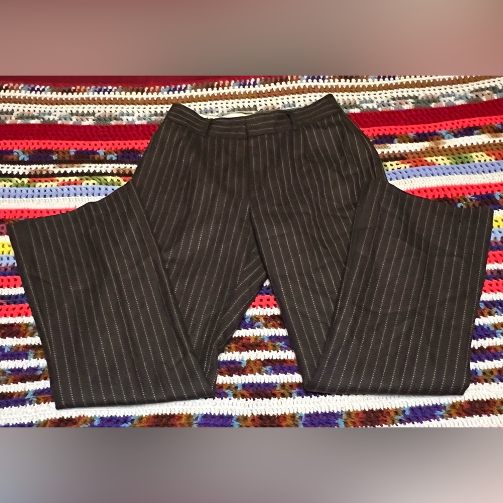 🥇 Banana Republic Pinstripe Trouser Pants